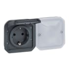 LEGRAND - Base de corriente conectada Plexo with Netatmo modular - Antracita
