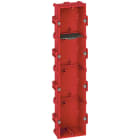 LEGRAND - Caja de empotrar Batibox™ para albañilería. 4 elementos, 8/10 módulos. Profundidad 40mm