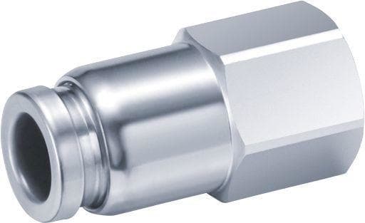 SMC - KQB2F16-04  RACOR METÁLICO RECTO HEMBRA Ø1