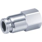 SMC - KQB2F16-04  RACOR METÁLICO RECTO HEMBRA Ø1