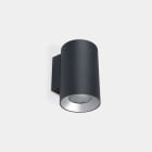 LEDS-C4 - Aplique IP66 Cosmos doble emisión ø85mm LED 11.8 blanco cálido 2700K ON-OFF gris urbano 1115lm