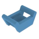 UNEX - Base atornillable detectable Unex en U62X color azul