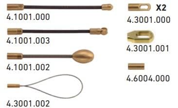 ANGUILA - CONJUNTO ACC.MAX TRENZA D.6MM M5(8U)