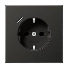JUNG - ENCHUFE CON USB-C SERIE LS ANTRACITA