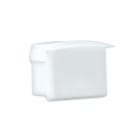 JISO - Tapa lateral sin orificio PRO para disipadores de calor 7130P color blanco técnico