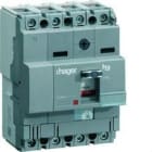 HAGER - INTERRUPTOR AUTOMÁTICO X160 4P4D 40KA 80A TM REGUL
