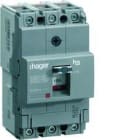 HAGER - INTERRUPTOR AUTOMÁTICO X160 3P3D 40KA 160A TM REGU