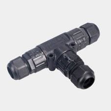 LEDS-C4 - Conector IP68 (1 entrada + 2 salidas) diámetro 5,5 - 11,5mm 3 polos
