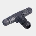 LEDS-C4 - Conector IP68 (1 entrada + 2 salidas) diámetro 5,5 - 11,5mm 3 polos