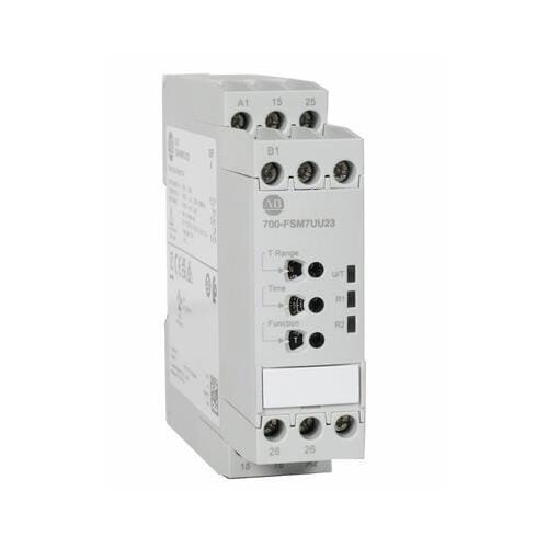 ROCKWELL - DIN RAIL MOUNT TIMING RELAY, 22.5MM 700-FSQ7QU18