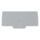 ROCKWELL - BARRERA FINAL COLOR GRIS PARA RIEL DIN