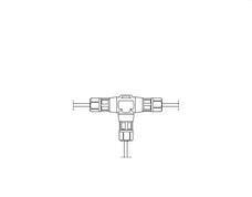 ARKOSLIGHT - CTR.IP67 CL.II T-SHAPE M15 2 POLES N