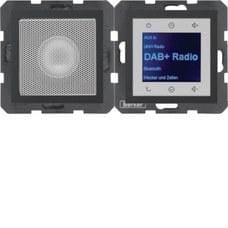 HAGER - RADIO TOUCH DAB+/BT Y ALT B S/B ANTRACITA