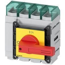 SIEMENS - SENTRON, INTERRUPTOR-SECCIONADOR 3LD5 UL, INTERRUPTOR DE PARADA DE EMERGENCIA, 4 POLOS, APROBADO SEG