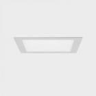 KOHL LIGHTING - LUM.TECHO DISC SQ.EMP.MO.300X300MM BLANCO-BLANCO 24W CRI >80 4000K PHASE CUT