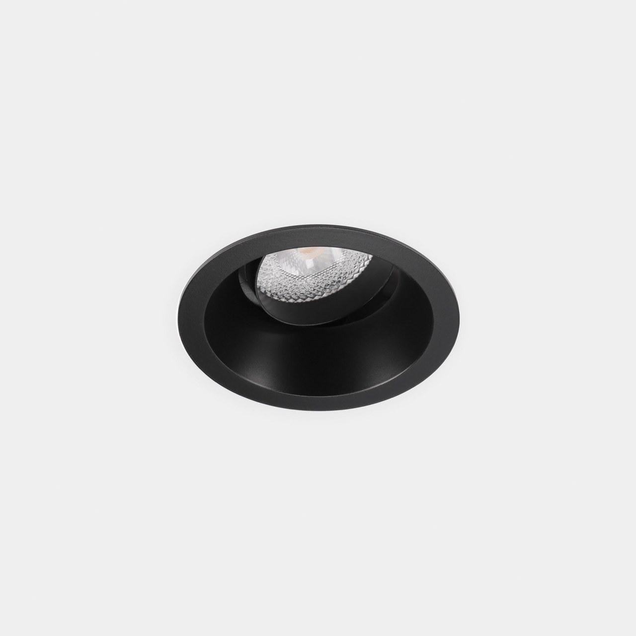 LEDS-C4 - Downlight Lite Deep ajustable Ø75 8.5 blanco cálido 2700K CRI 90 34º PHASE CUT negro IP54 556lm