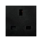 SIMON - Base enchufe Simon K45 británica 13A sin interruptor gris