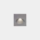 LEDS-C4 - Empotrable de pared IP66 Bat cuadrado oval LED 3 3000K ON-OFF gris 77lm