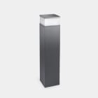 LEDS-C4 - Baliza IP65 Cubik LED 650mm LED 17.5 SW 2700-3200-4000K ON-OFF gris urbano 1291lm