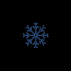 PRILUX - Motivo decorativo STAR FLAKE azul 120cm