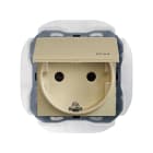 SIMON - Base de enchufe Schuko 16A 250V~ embornornamiento a tornillo IP44 cava Simon 270