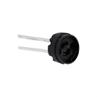 PRILUX - casquillo halógeno para lámparas con casquillo GU10. Incluye un cable de silicona.