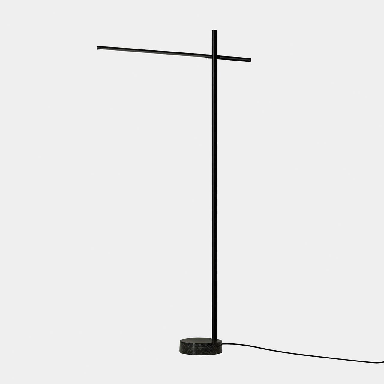LEDS-C4 - Luminaria pie de salón Tubs LED 9.5 blanco cálido 2700K TOUCH DIMMING negro 435lm