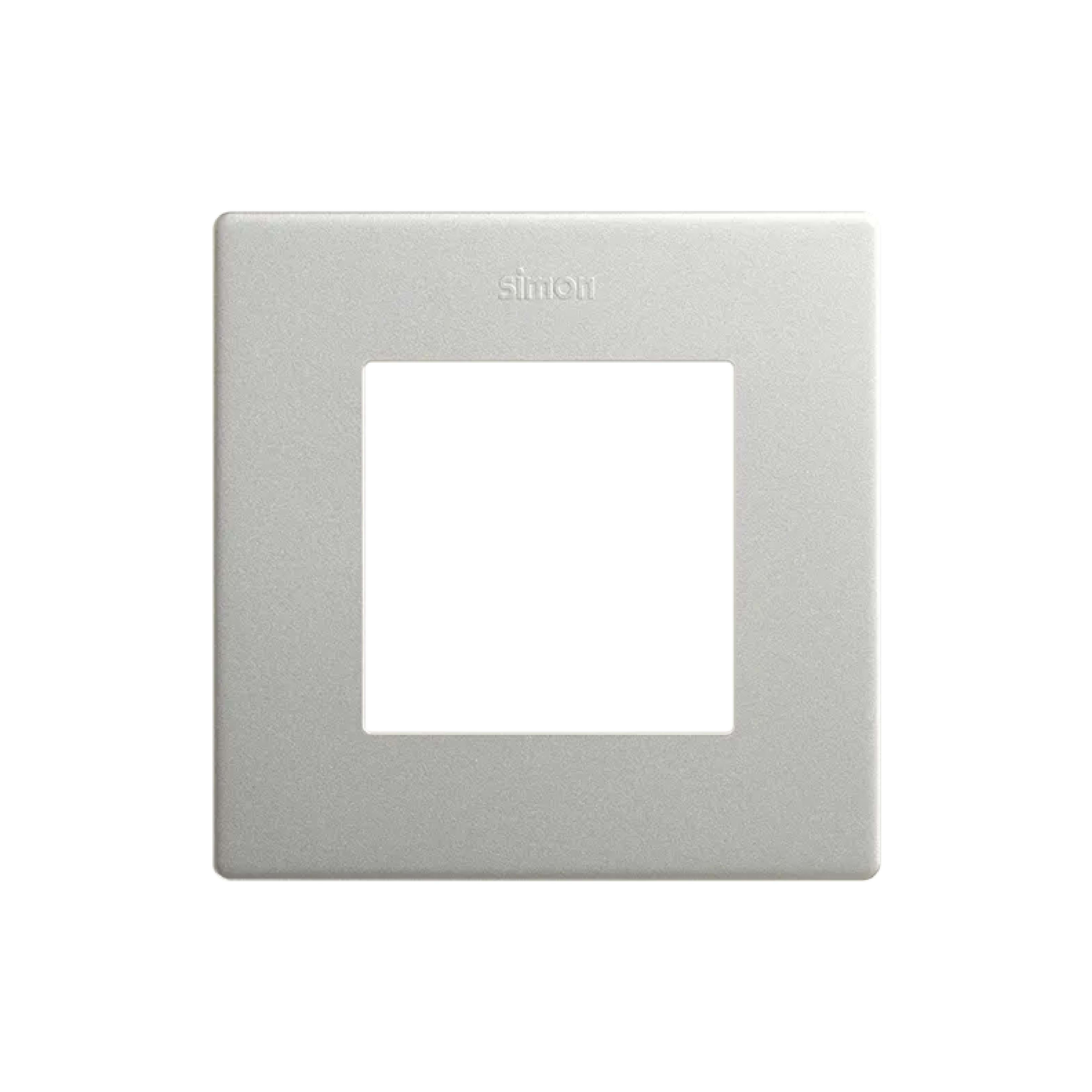 SIMON - Marco SIMON 270 con 1 elemento para mecanismos IP44 aluminio