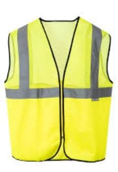 VELILLA - CHALECO PROFESIONAL CON TEJIDO DE REJILLA AMARILLO