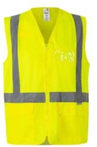 VELILLA - CHALECO PROFESIONAL CON TEJIDO DE REJILLA AMARILLO FLUOR T-XL