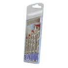 PROIMAN - JUEGO BROCAS WIDIA  DE 4 A 10 M/M                              (5 UNIDADES)