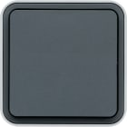 HAGER - CONMUTADOR SUPERFÍCIE CUBYKO LEAF GRIS