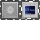 HAGER - RADIO TOUCH DAB+/BT Y ALT B Q ALUMINIO