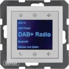 HAGER - RADIO TOUCH DAB+/BT BERKER S/B ALUMINIO