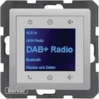 HAGER - RADIO TOUCH DAB+/BT BERKER Q.X ALUMINIO