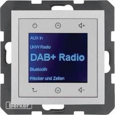 HAGER - RADIO TOUCH DAB+ BERKER S/B ALUMINIOMINIO