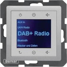 HAGER - RADIO TOUCH DAB+ BERKER Q.X ALUMINIO