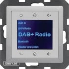 HAGER - RADIO TOUCH DAB+ BERKER Q.X ALUMINIO