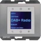 HAGER - RADIO TOUCH DAB+ BERKER K.X ACERO
