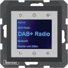 HAGER - RADIO TOUCH DAB+/BT BERKER S/B ANTRACITA