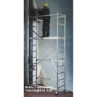 PROIMAN - ANDAMIO ALUMINIO PLEGABLE MODULO BASE+PROLONGADOR A+B ALTURA PLATA.2,45MT.