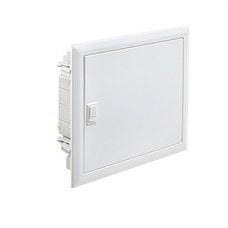 IDE - CAJA DISTRIBUCIÓN IP40 EMPOTRAR PARED HUECA 1X14 MÓD. PUERTA METÁLICA