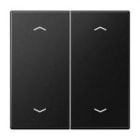 JUNG - TECLA DOBLE PERSIANA LS NEGRO MATE