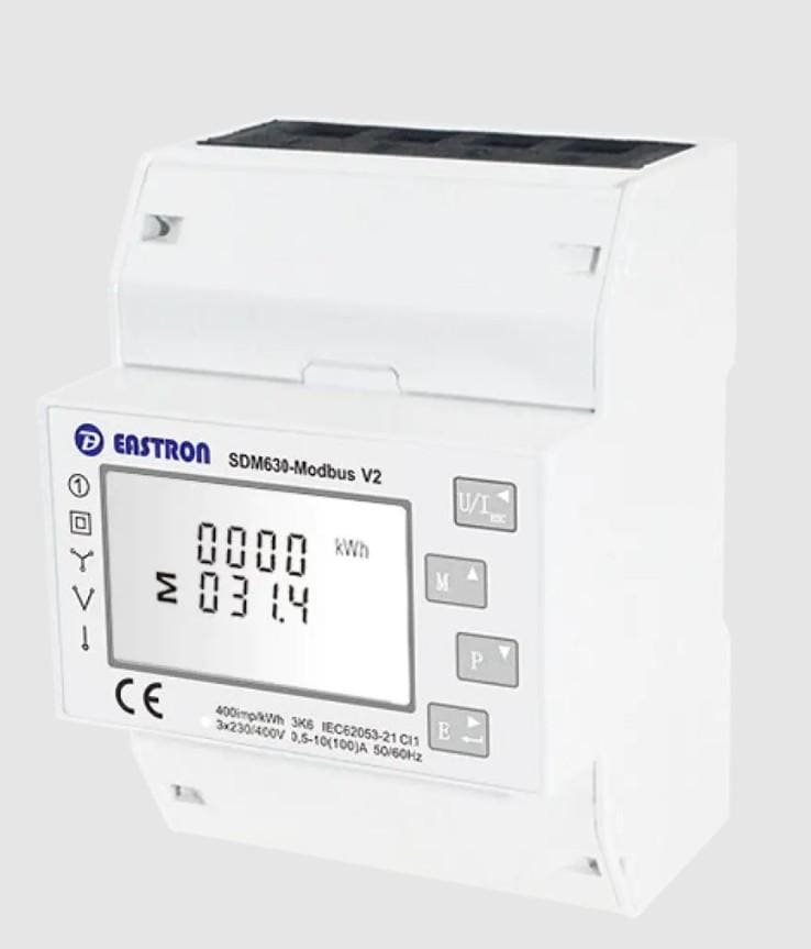 EASTECH - VATIMETRO TRIFASICO EASTRON SDM630 V2 100A SERIES