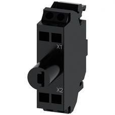 SIEMENS - MODULO LED C. LED INTEGRADO  AC/DC 6-24V AZUL, BORNES DE RESORTE, PARA FIJACION EN BASE