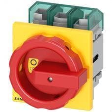 SIEMENS - SENTRON, INTERRUPTOR SECCIONADOR 3LD5 UL, PULSADOR DE PARADA DE EMERGENCIA, 3 POLOS, APROBADO SEGÚN