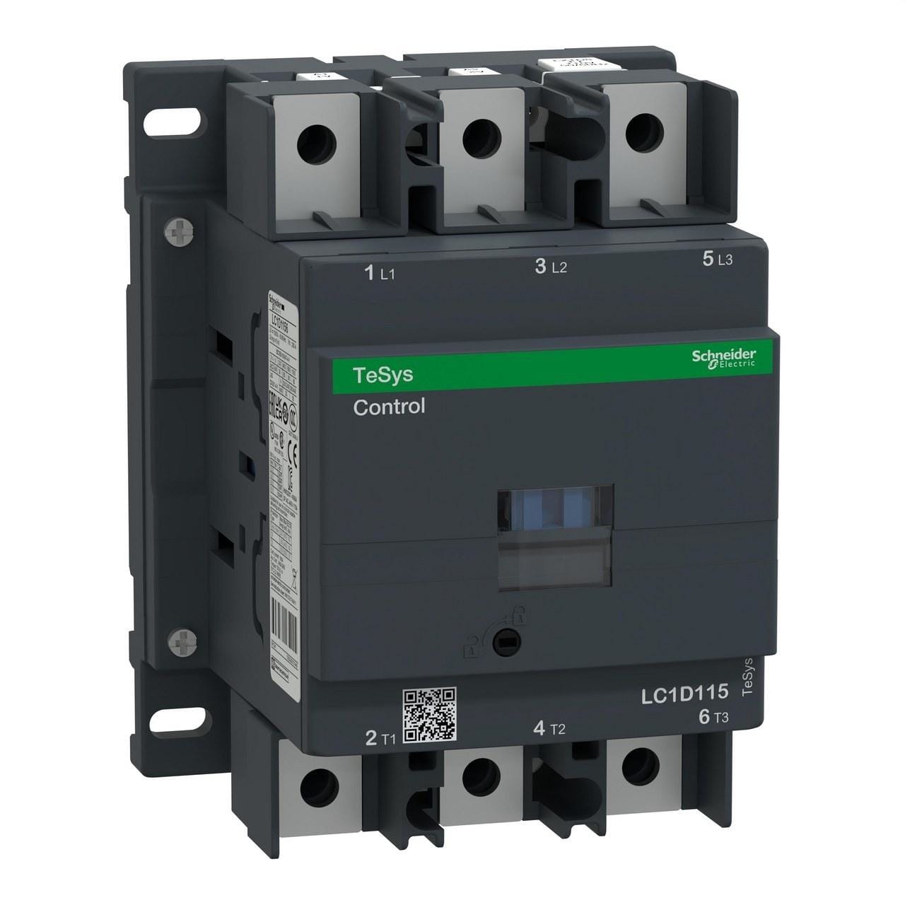 Schneider Electric - CONTACTOR 115A 1 NA/1 NC 48V 50-60HZ ANILLO