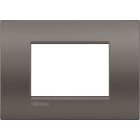 LEGRAND - PLACA LIVINGLIGHT AIR 3 MODULOS ARCILLA