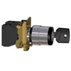 APC by Schneider Electric - Selector de llave negro Ø 22 - 2 posiciones 90° - retorno por resorte - 1 NA - ATEX