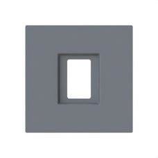 ABB - TAPA TOMA VDI SIMPLE ALBA GRIS MATE